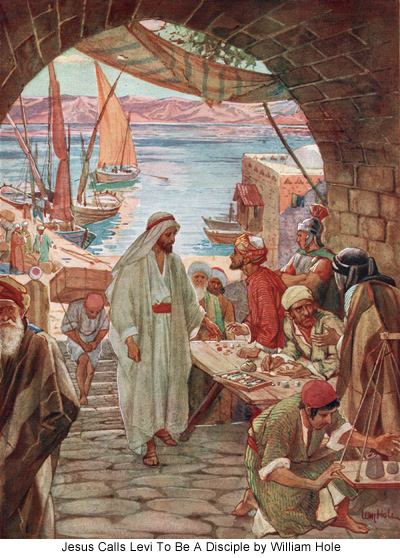Jesus Calls Levi To Be A Disciple by William Hole