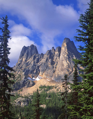 Liberty Bell Mountain in the Okanogan National Forest of Washington State